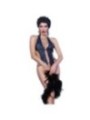 CHILIROSE - CR 4479 BODY SANS CROCHET BLEU S/M