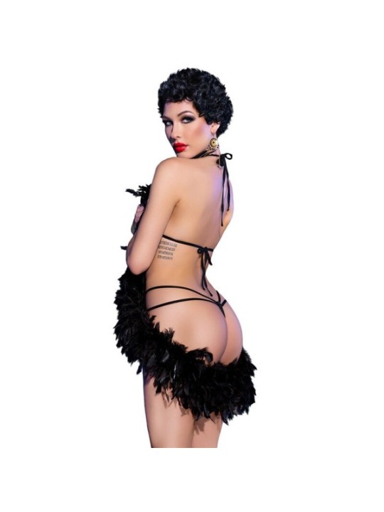CHILIROSE - CR 4479 BODY SANS CROCHET BLEU S/M