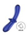 SATISFYER - GODE DOUBLE CRISTAL BLEU