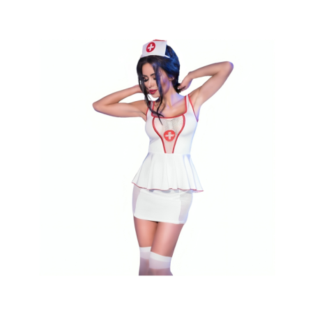 CHILIROSE - CR 4160 COSTUME HAUT ET JUPE DINFIRMIÈRE S/M