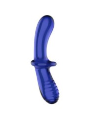 SATISFYER - GODE DOUBLE CRISTAL BLEU