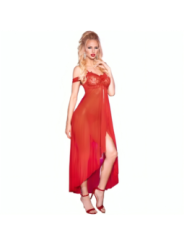 CHILIROSE - CR 3716 BABYDOLL LONG ROUGE S/M