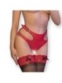 CHILIROSE - CR 4656 CULOTTE CROCHLESS ROUGE S/M