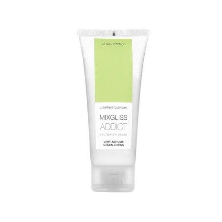 MIXGLISS - LUBRIFIANT BASE D'EAU SAVEUR AGRUMES 70 ML