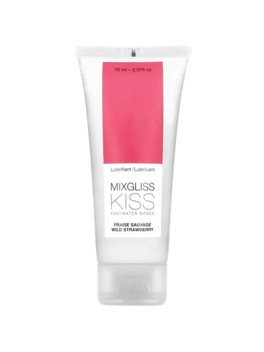 MIXGLISS - LUBRIFIANT BASE D'EAU SAVEUR FRAISE 70 ML