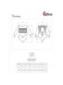 LIVCO CORSETTI FASHION - BODY DRIMINA LC90690 BLEU MARINE L/XL