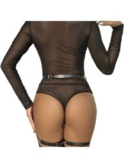 SUBBLIME - HARNAIS DE CORPS EN CUIR NOIR TAILLE UNIQUE