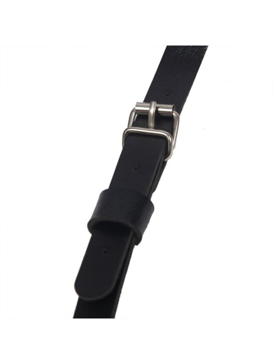 SUBBLIME - HARNAIS CORPS SANGLES AJUSTABLES CUIR NOIR TAILLE UNIQUE