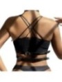 SUBBLIME - HARNAIS POITRINE ANNEAU CUIR NOIR TAILLE UNIQUE