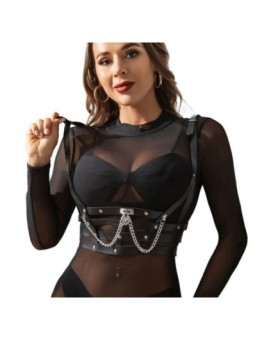 SUBBLIME - HARNAIS CORSET AVEC CHAÎNE DÉTAIL TAILLE UNIQUE