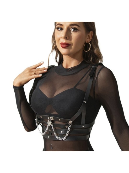 SUBBLIME - HARNAIS CORSET AVEC CHAÎNE DÉTAIL TAILLE UNIQUE