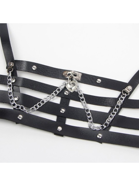 SUBBLIME - HARNAIS CORSET AVEC CHAÎNE DÉTAIL TAILLE UNIQUE