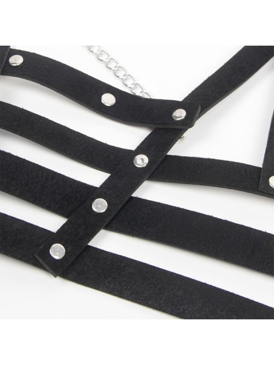 SUBBLIME - HARNAIS CORSET AVEC CHAÎNE DÉTAIL TAILLE UNIQUE
