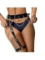 SUBBLIME - HARNAIS CEINTURE ET JARRETIÈRES AVEC ANNEAUX ET CHAÎNE DÉTAIL TAILLE UNIQUE