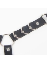SUBBLIME - HARNAIS CEINTURE ET JARRETIÈRES AVEC ANNEAUX ET CHAÎNE DÉTAIL TAILLE UNIQUE
