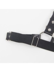 SUBBLIME - HARNAIS CEINTURE ET JARRETIÈRES AVEC ANNEAUX ET CHAÎNE DÉTAIL TAILLE UNIQUE