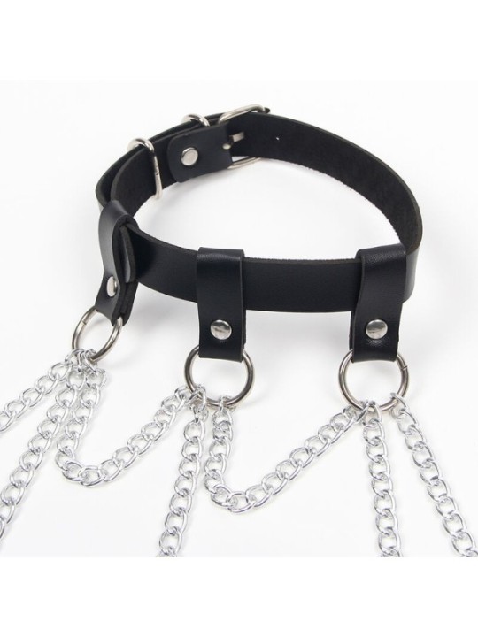 SUBBLIME - HARNAIS COMPLET AVEC CHAÎNE OILE DÉTAIL TAILLE UNIQUE
