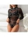 SUBBLIME - HARNAIS COMPLET AVEC CHAÎNE OILE DÉTAIL TAILLE UNIQUE