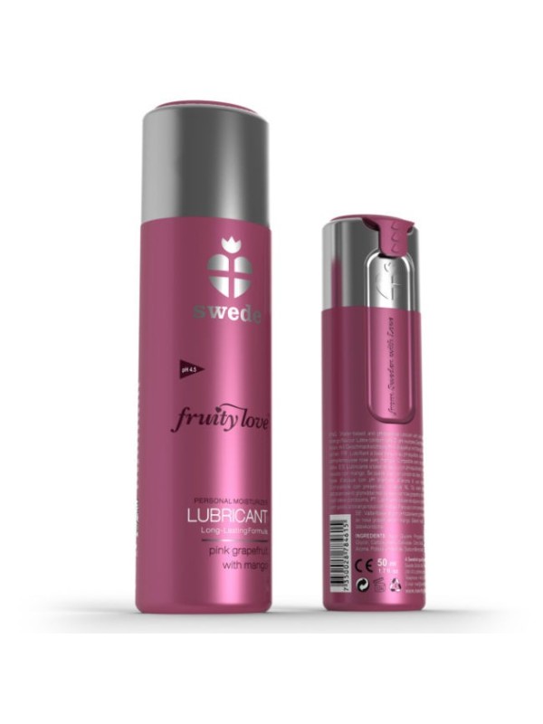 SWEDE - FRUITY LOVE LUBRIFIANT PAMPLEMOUSSE ROSE À LA MANGUE 100 ML