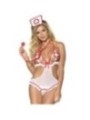 SUBBLIME - COSTUME D'INFIRMIÈRE SEXY SANS CROCHET S/M