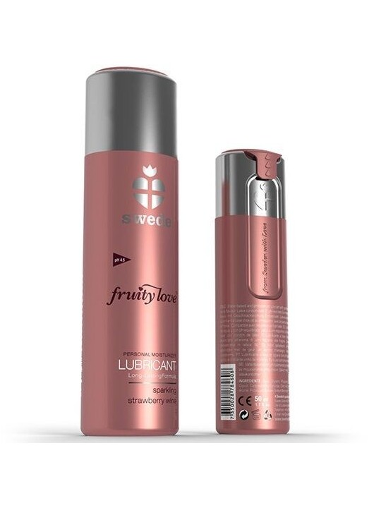 SWEDE - FRUITY LOVE LUBRIFIANT VIN MOUSSEUX FRAISE 100 ML