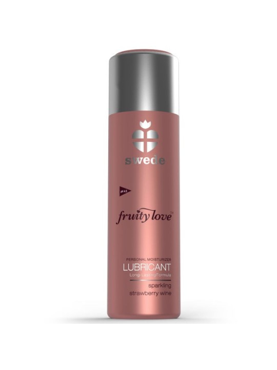 SWEDE - FRUITY LOVE LUBRIFIANT VIN MOUSSEUX FRAISE 100 ML