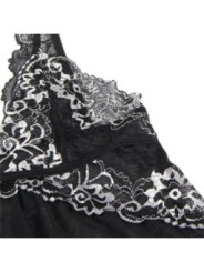 SUBBLIME - BABYDOLL TISSU TULLE POITRINE DENTELLE L/XL