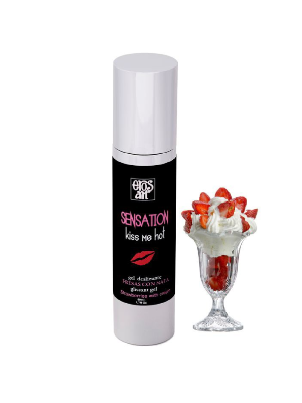 EROS-ART - SENSATTION LUBRIFIANT NATUREL FRAISES  LA CRÈME 50 ML