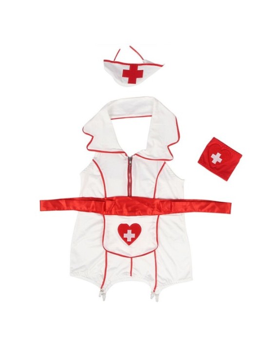 SUBBLIME - ROBE DE COSTUME D'INFIRMIÈRE SEXY S/M