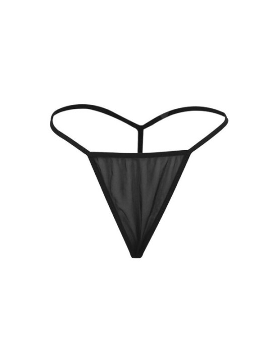 SUBBLIME - TISSU TULLE BABYDOLL AVEC DENTELLE ET DÉTAIL FLEUR NOIR S/M