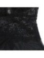 SUBBLIME - TISSU TULLE BABYDOLL AVEC DENTELLE ET DÉTAIL FLEUR NOIR S/M