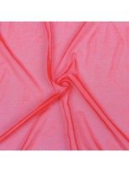 SUBBLIME - ROBE EN TISSU TRANSPARENT DÉTAIL DENTELLE ROUGE L/XL