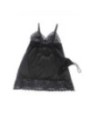 SUBBLIME - BABYDOLL AVEC POITRINE IMPRIMÉ FLEURI NOIR L/XL