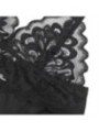 SUBBLIME - BABYDOLL AVEC POITRINE IMPRIMÉ FLEURI NOIR L/XL