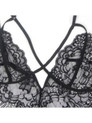 SUBBLIME - COSTUME DE POLICE CORPS EN DENTELLE NOIR L/XL