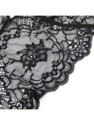 SUBBLIME - COSTUME DE POLICE CORPS EN DENTELLE NOIR L/XL
