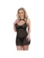 LIVCO CORSETTI FASHION - ENSEMBLE BINELLA BABYDOLL + THONG NOIR