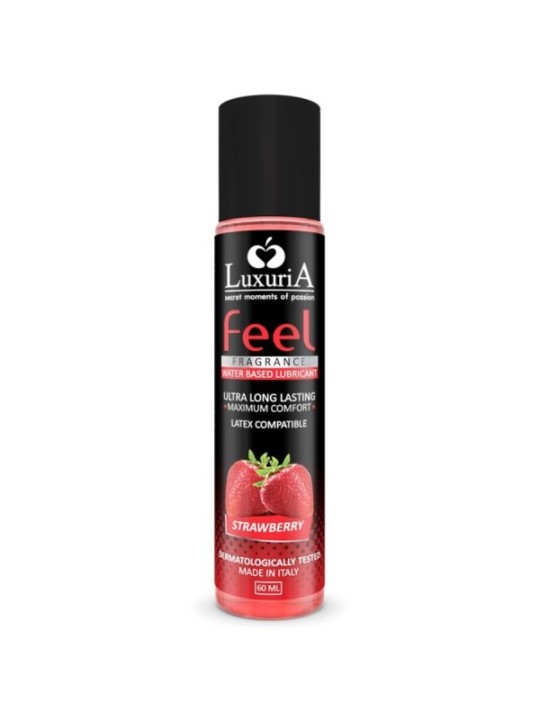 INTIMATELINE - LUXURIA LUBRIFIANT BASE D'EAU FEEL FRAISE 60 ML