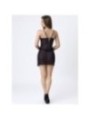 LIVCO CORSETTI FASHION - ZOE LC 20202 BABYDOLL + STRING NOIR L/XL