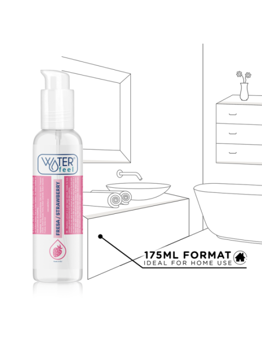 WATERFEEL - LUBRIFIANT À BASE D'EAU DE FRAISE 175 ML