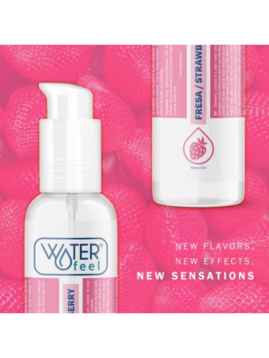 WATERFEEL - LUBRIFIANT À BASE D'EAU DE FRAISE 175 ML