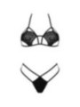LIVCO CORSETTI FASHION - SOUTIEN-GORGE + STRING JIMENA LC 20216 NOIR TAILLE UNIQUE