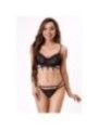 LIVCO CORSETTI FASHION - NERINA 20240 SOUTIEN-GORGE + STRING NOIR L/XL