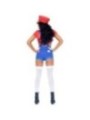 LEG AVENUE - COSTUME SEXY MARIO BROS ROUGE/BLEU S