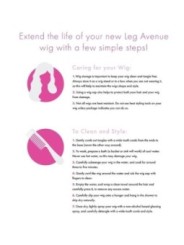 LEG AVENUE - PERRUQUE LONGUE ET DROITE BANGIN NOIRE