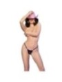 CHILIROSE - CR 4836 STRING KISS ME NOIR S/M