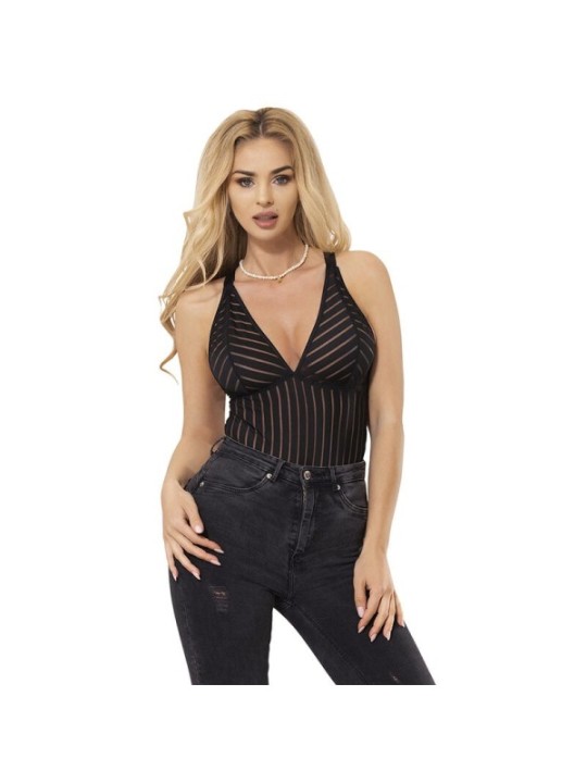 SUBBLIME - 954147 BODY AVEC PORTE-JARRETELLES NOIR S/M