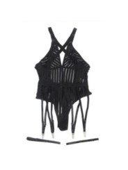 SUBBLIME - 954147 BODY AVEC PORTE-JARRETELLES NOIR S/M
