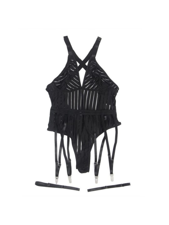 SUBBLIME - 954147 BODY AVEC PORTE-JARRETELLES NOIR S/M