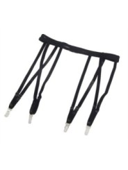 SUBBLIME - 954154 BODY AVEC PORTE-JARRETELLES NOIR L/XL